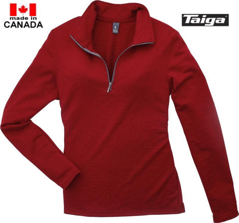 Merino-260 Zip Shirt (Women's) - Taiga Works